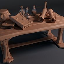 Mi proyecto del curso: Modelado cartoon de bodegones con Maya . 3D, pemodelan 3D, Dan desain 3D proyek oleh Alberto Rodriguez Aliste - 06.19.2023