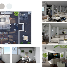 Diseño interior de casa habitación.. Un progetto di Architettura d'interni, Interior design, Interior Design, Interior Design, Retail Design e Progettazione dello spazio di ANDREA FIGUEROA RAMIREZ - 17.06.2023