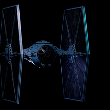 TIE Fighter Star wars. Un progetto di 3D, Progettazione di giochi e Modellazione 3D di Ángel Sola Albendiz - 18.03.2023