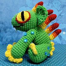 Amigurumi Murloc. Un projet de Crochet , et Art textile de Nicola Correia - 20.06.2023