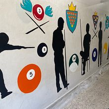 Mi proyecto del curso: Introducción a la pintura mural decorativa Ein Projekt aus dem Bereich Traditionelle Illustration, Malerei, Urban Art, Digitale Illustration, Artistische Zeichnung, Malerei mit Acryl und Dekoratives Malen von Lucia Reyes - 20.06.2023