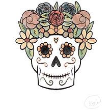 La Catrina: A Glimpse of Death’s Beauty . Digital Painting project by Kayla Marie - 11.06.2022