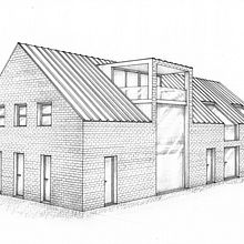 Architectural drawings - black and white. Un proyecto de Ilustración arquitectónica de Matteo Nigro - 21.06.2023