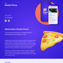 Mi proyecto del curso: Rocket Pizza. Design, Interactive Design, Web Design, Mobile Design, and App Design project by Paula A Delgado N - 06.20.2023