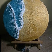 Seascape texture art. Un progetto di Pittura, Design, Matte painting e Illustrazione tradizionale di Ashwina Anand - 21.06.2023