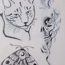 Mein Abschlussprojekt für den Kurs: Tattoo für Anfänger. Un projet de Conception de tatouage de Frank Enderle - 21.06.2023