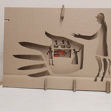 My project for course: Paper Cutting: Create Paper Scenes with Depth. Un progetto di Illustrazione tradizionale, Artigianato, Papercraft, Stor, telling, Rilegatura, Illustrazione infantile, DIY e Belle arti di Katarzyna Hołda - 21.06.2023