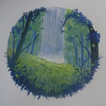 My project for course: Painting Atmospheric Landscapes with Gouache. Projekt z dziedziny Trad, c, jna ilustracja,  Malarstwo i Malowanie gwaszami użytkownika Betty Mounce - 21.06.2023