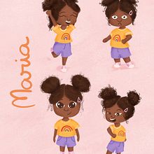 Meu projeto do curso: Ilustração de personagens de livros com Procreate. Un progetto di Illustrazione tradizionale, Character design, Illustrazione digitale, Illustrazione infantile e Narrativa di Aline Tavares - 26.05.2023