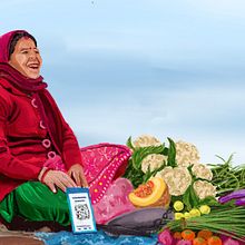 The Indian vegetable seller. Traditional illustration project by Harshita Gupta - 06.22.2023