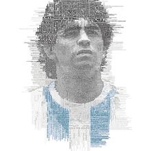 Maradona. Un proyecto de Ilustración tradicional y Tipografía de Gilberto Cervantes - 21.06.2023