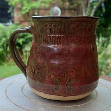 My project for course: Stamp Making for Textured Pottery. Arts, Crafts, Fine Arts, Decoration, Ceramics, and DIY project by elisabethjriley - 06.15.2023