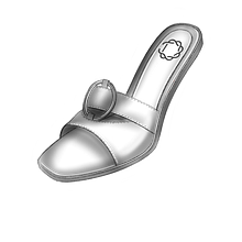 DAVENIA SANDALIAS BOCETOS Y REDNERS Ein Projekt aus dem Bereich Design, Schuhdesign und Modedesign von BATTASSI - 06.06.2023