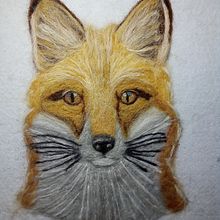 Mi proyecto del curso: Needle felting: crea retratos con lana. Arts, Crafts, Fiber Arts, Naturalistic Illustration, Needle Felting, and Textile Design project by margesabogal - 06.22.2023