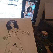 Meu projeto do curso: Desenho de personagens femininas para quadrinhos. Character Design, Comic, and Drawing project by Pedro Martins - 06.23.2023