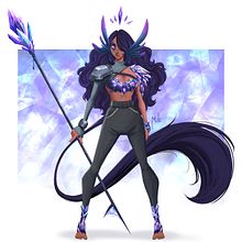 Personajes de fantasia . Ilustrație tradițională, Design de caractere, Ilustrație digitală și Desen artistic de Denis Ayala Guerra - 06.23.2023