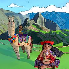 Peruvian day dreams. Traditional illustration, Stor, and telling project by Sarah Bingham - 04.03.2022