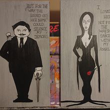 Halloween themed paintings. Painting project by Robert - 06.24.2023