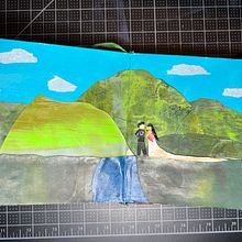 My project for course: Story Illustration with Paper. Ilustração tradicional, Colagem, Papercraft, Ilustração infantil, Criatividade para crianças, e Narrativa projeto de Sophy - 24.06.2023