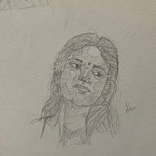 My project for course: Portrait Sketchbooking: Explore the Human Face. Un projet de Esquisse , Dessin, Dessin de portrait, Dessin artistique , et Carnet de croquis de sanusaneeb007 - 25.06.2023