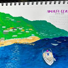 My project for course: Pictorial Sketchbook with Gouache. Ilustração tradicional, Esboçado, Desenho, Ilustração arquitetônica, Sketchbook, e Pintura guache projeto de Sophy - 25.06.2023