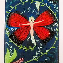 Mi proyecto del curso: Ilustración con acrílico: crea universos mágicos. Un projet de Illustration traditionnelle, Peinture, Créativité, Peinture acr , et lique de Alejandra Ceballos - 25.06.2023