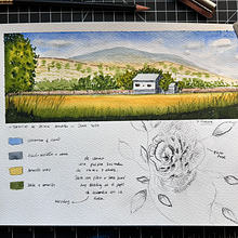 My project for course: Watercolor Travel Journal. Un progetto di Illustrazione tradizionale, Pittura ad acquerello, Illustrazione architettonica e Sketchbook di Daniela Pallone - 26.06.2023