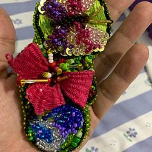 Mi proyecto del curso: Bordado de moda con pedrería: crea composiciones y plantillas replicables. Un projet de St, lisme, Broderie , et Design textile de Rosa Morales - 26.06.2023