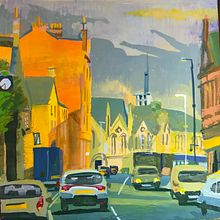 My project for course: Gouache Painting of Urban Landscapes. Un projet de Illustration traditionnelle, Peinture , et Peinture gouache de Fiona Fleming - 10.06.2023