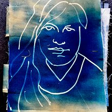 Mon projet du cours : Cyanotype : AUTOPORTRAITS. Arts, Crafts, Fine Arts, Printing, DIY, and Film Photograph project by Nadia Nadege - 06.27.2023