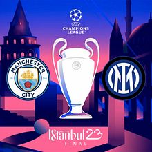 Proyecto personal: Final de la Champions League 2022-23. Advertising, Design, Graphic Design, Multimedia, Social Media, Photo Retouching, Creativit, Social Media Design, and Photomontage project by Bryan Flores - 05.25.2023