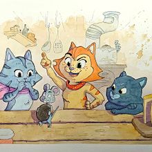 Mein Abschlussprojekt für den Kurs: Tierfiguren in Aquarell für Kinderbücher. Un proyecto de Ilustración tradicional, Bellas Artes, Pintura, Dibujo, Pintura a la acuarela, Ilustración infantil y Narrativa de Jens Landefeld - 27.06.2023