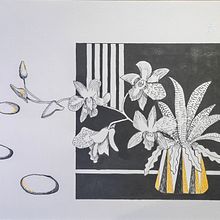 My project for course: Contemporary Botanical Illustration with Ink. Un projet de Illustration traditionnelle, Dessin artistique, Illustration botanique et Illustration à l'encre de Vivian Mar - 26.06.2023