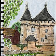 French Chateux. Street Art project by Larry - 06.27.2023