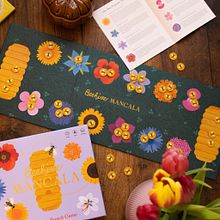 Beehive Mancala. Un proyecto de Ilustración tradicional, Diseño, Diseño editorial, Diseño gráfico, Packaging, Diseño de juguetes, Pattern Design, Ilustración digital e Ilustración botánica de Tatiana Boyko - 02.03.2023