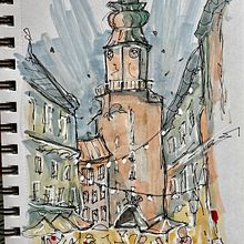 Marketplace Spire. Sketching project by Larry - 06.02.2023