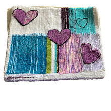 Mi proyecto del curso: Creación de tapices con pistola tufting, fieltrado y bordado. Un progetto di Design di accessori, Artigianato, Ricamo, Interior Design, Interior Design, Fiber Art, Punch needle e Textile Design di Natalia Jaramillo Zapata - 27.06.2023