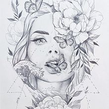 Ilustración Inspiración Ein Projekt aus dem Bereich Tattoodesign von Sen - 28.06.2023