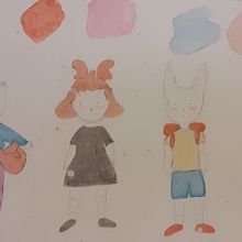 My project for course: Watercolor Illustration with Japanese Influence. Ilustração tradicional, Desenho, e Pintura em aquarela projeto de clairebritton76 - 28.06.2023