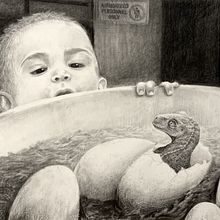 Two Separate Worlds. Traditional illustration, and Pencil Drawing project by danielle_schulmeister - 06.28.2023