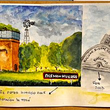 Mi proyecto del curso: Cuaderno de viaje en acuarela. Traditional illustration, Watercolor Painting, Architectural Illustration, and Sketchbook project by Maria Lujan Gardella - 06.29.2023