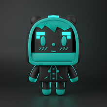 Mi proyecto del curso: Creación de personajes kawaii en 3D con Blender. Un progetto di Illustrazione tradizionale, Character design, Illustrazione digitale, Modellazione 3D e Manga di Stefano Marsetti - 29.06.2023