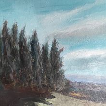 Il mio progetto del corso: Paesaggi a olio con tecniche en plein air. Un proyecto de Bellas Artes, Pintura y Pintura al óleo de Matteo D'angelo - 29.06.2023