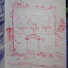Sketchbook de un Verano en la Sierra Norte de Puebla. Drawing, Artistic Drawing, Architecture, L, and scape Architecture project by Jesús H Peralta - 05.15.2018