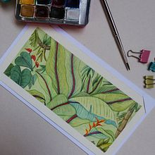 Mi proyecto del curso: Técnicas de acuarela en negativo para ilustración botánica. Traditional illustration, Watercolor Painting, and Botanical Illustration project by Claudia Molina - 06.29.2023