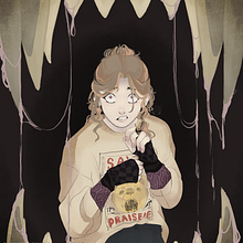 Not so Friendly I Suppose. Traditional illustration, Arts, Crafts, Fine Arts, Digital Illustration, Concept Art, Artistic Drawing, and Graphic Design project by Eva W - 12.31.2022