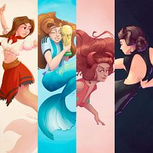 Mermay '23. Un progetto di Illustrazione tradizionale, Character design, Disegno, Illustrazione digitale, Arte concettuale, Disegno digitale e Pittura digitale di oni_onita_art - 28.02.2023