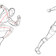 tried drawing from reference (mines on the right). Design project by Luan Salles - 07.02.2023