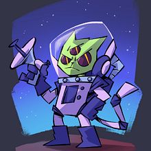 Astro Cat. Un proyecto de Ilustración tradicional y Diseño de personajes de Jorch De Castro - 02.07.2023