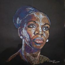 Meu projeto do curso: Desenhos de retratos expressivos com giz pastel seco. Un progetto di Illustrazione tradizionale, Belle arti, Disegno, Disegno di ritratti e Disegno artistico di daniele cristiane stegmann - 02.07.2023